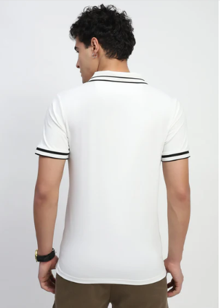 W3 White Color T-Shirt