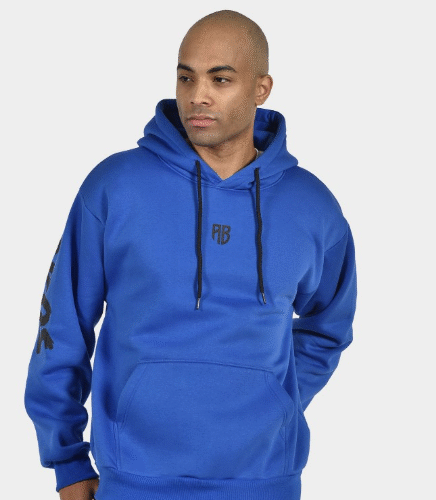 ho4 Men's Oversized Hoodie We are all Bros Royal Blue