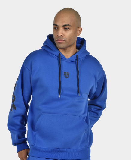 ho4 Men's Oversized Hoodie We are all Bros Royal Blue